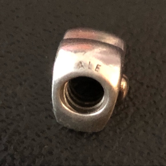 Authentic Pandora Always in My Heart two tone charm / 791523CZ / GUC - Picture 2 of 6